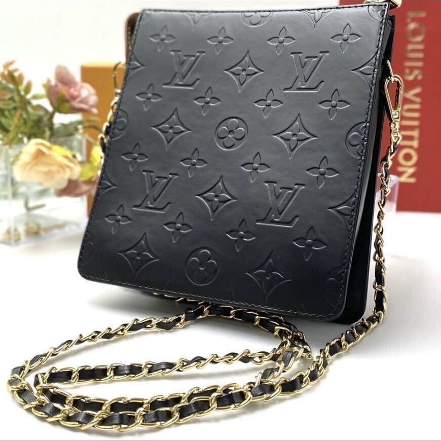 美品 ルイ ヴィトン ヴェルニ モット ショルダー ハンド バッグ ヌメ革　アクセソワール レキシントン ポーチ LOUIS VUITTON_画像2