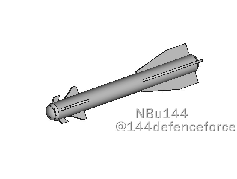 【1/144　ロシア機向け】空対地ミサイルKh-29T　2発セット_画像2