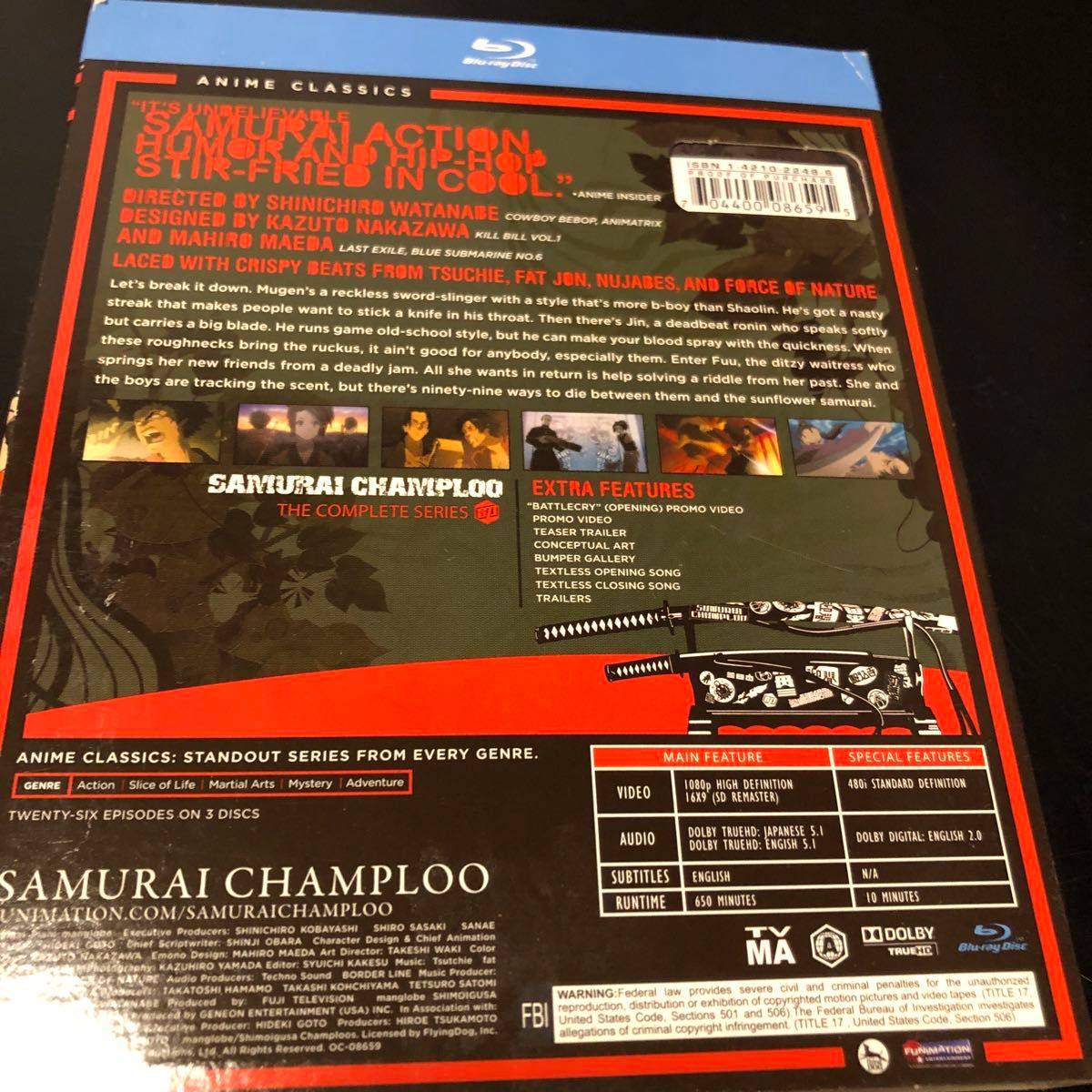 サムライチャンプルー Blu-ray BOX (PS3再生日本語音声可) (北米版)