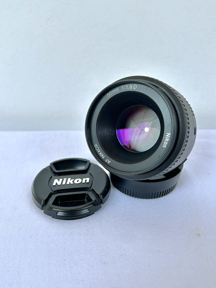 ニコン NIKON AF NIKKOR 50mm F1.8 D 単焦点レンズ AFレンズ_画像1