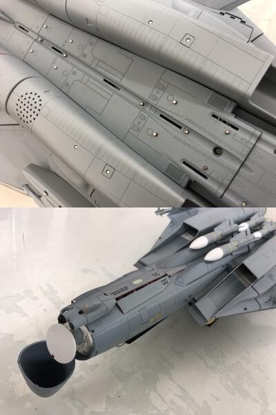 アシェット 週刊 F-14 トムキャット 1/32スケール ダイキャストモデル 組立済み完成品 ジャンク品扱い / Hachette TOMCAT 戦闘機 い825a_画像8