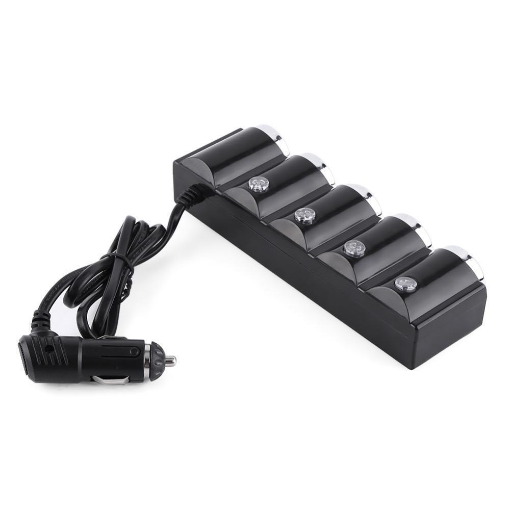 シガーソケット USB 4 ポートカーチャージャー 分配器 充電 車 安全 電源 車内 アクセサリー 最新 高速充電 高品質 便利 増設 LED 1_画像5