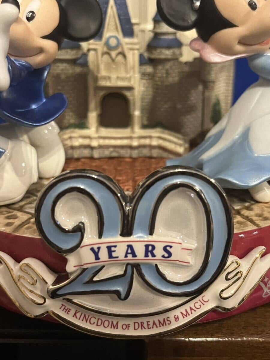 レア ミッキーマウス ディズニーランド20周年 シンデレラ城 ミッキー ミニー 20thAnniversary フィギュアリン Disney ディズニー TDL 新品 _画像9