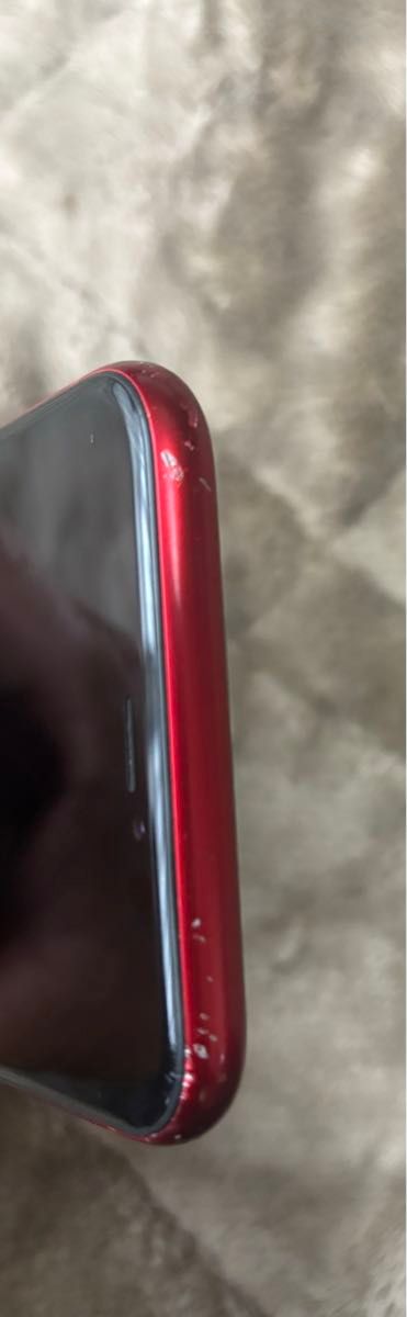 iPhoneXR レッド 64GB  SIMフリー　 背面ヒビ割れあり