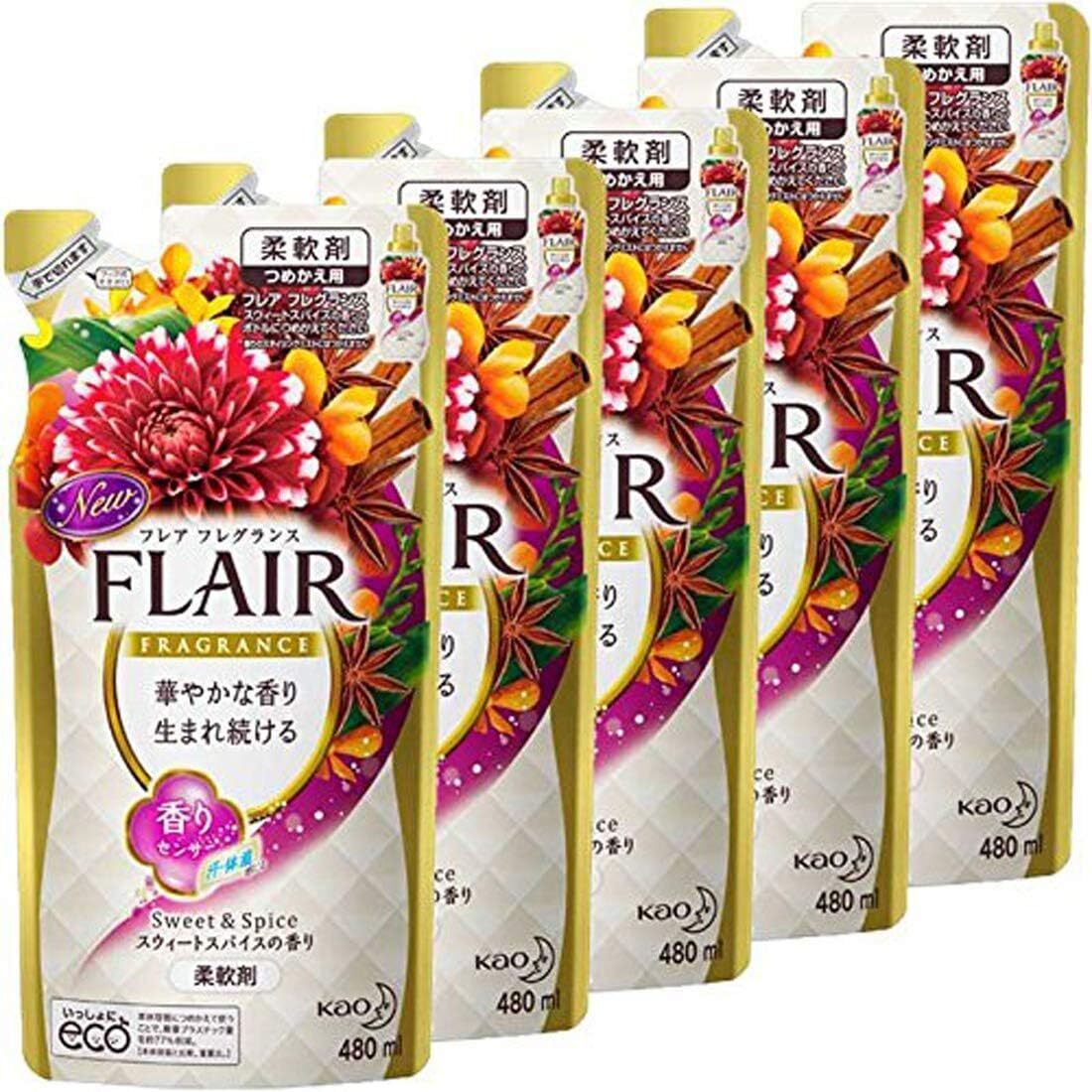 *1 jpy start ** new goods unused goods * flair fragrance flexible . Suite & spice. fragrance 480mL refilling ×5 piece set 