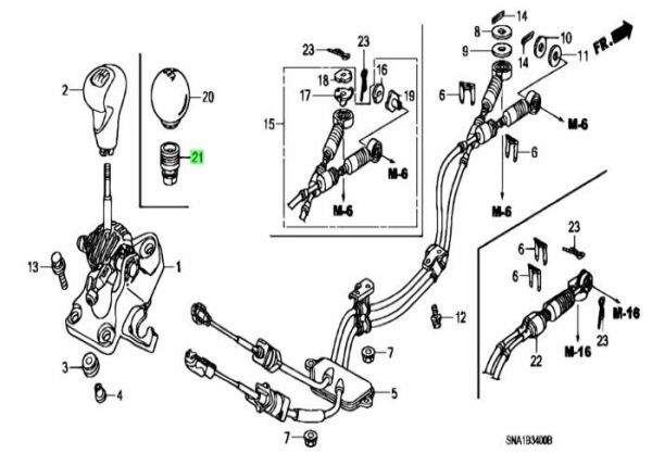 ホンダ 4D シビック ABA-FD2 スペーサーA ×1 BUSH STEEL K20A MT TYPE R HONDA 純正 JDM OEM メーカー純正品_画像2