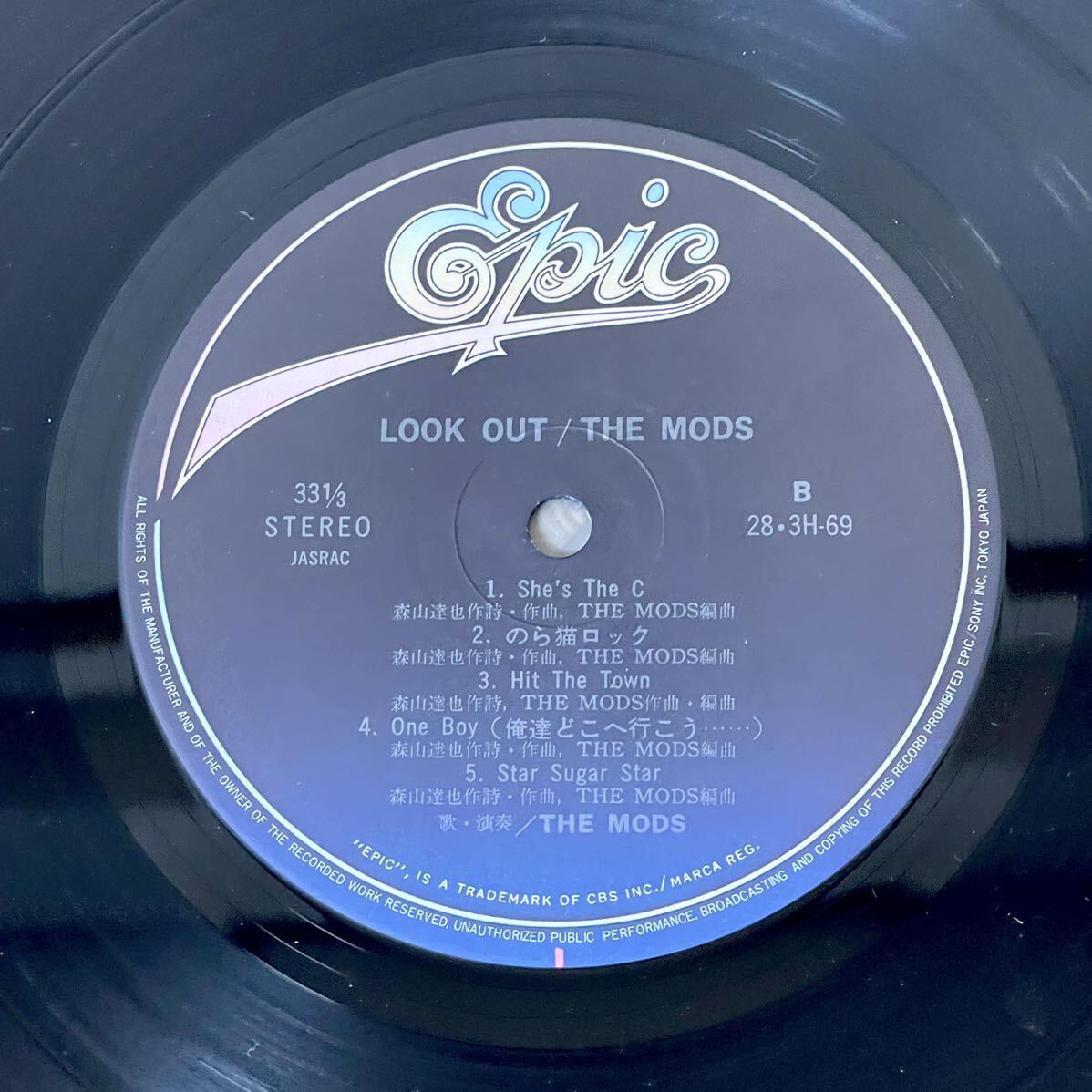 視聴確認済 LP/レコード ロック THE MODS LOOK OUT