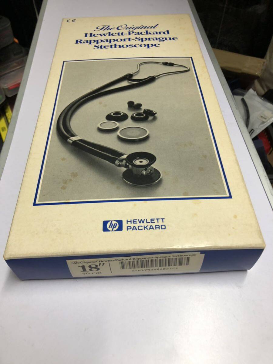美品  Hewlett Packard 製 聴診器 (hp ヒューレットパッカード ラパポート )Rappaport-Sprague Stethoscopeの画像4