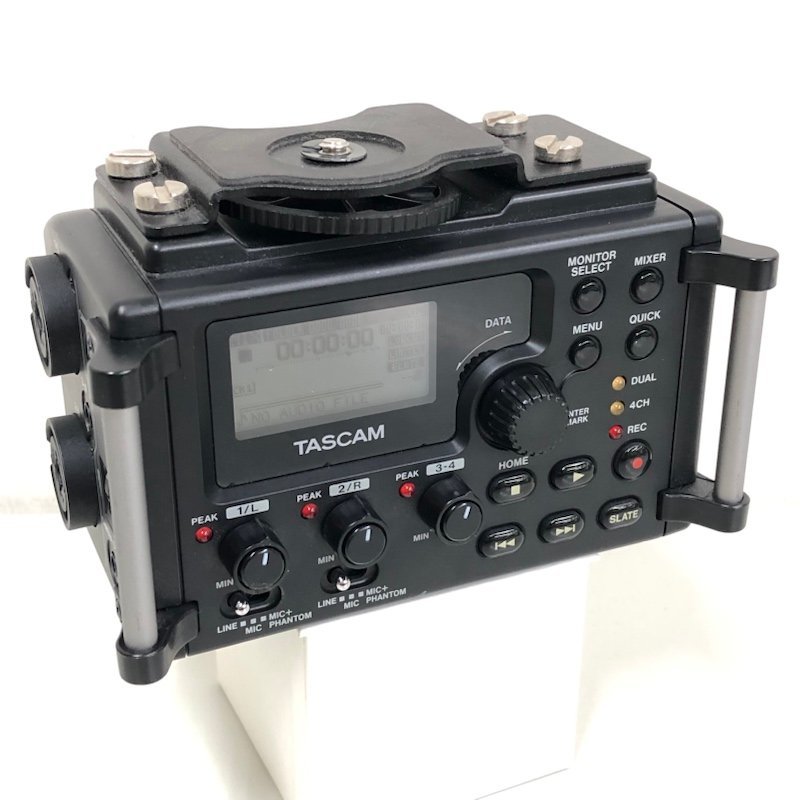 TASCAM リニアPCMレコーダー/ミキサー 4トラック ブラック DR-60D 240222SK280456_画像1