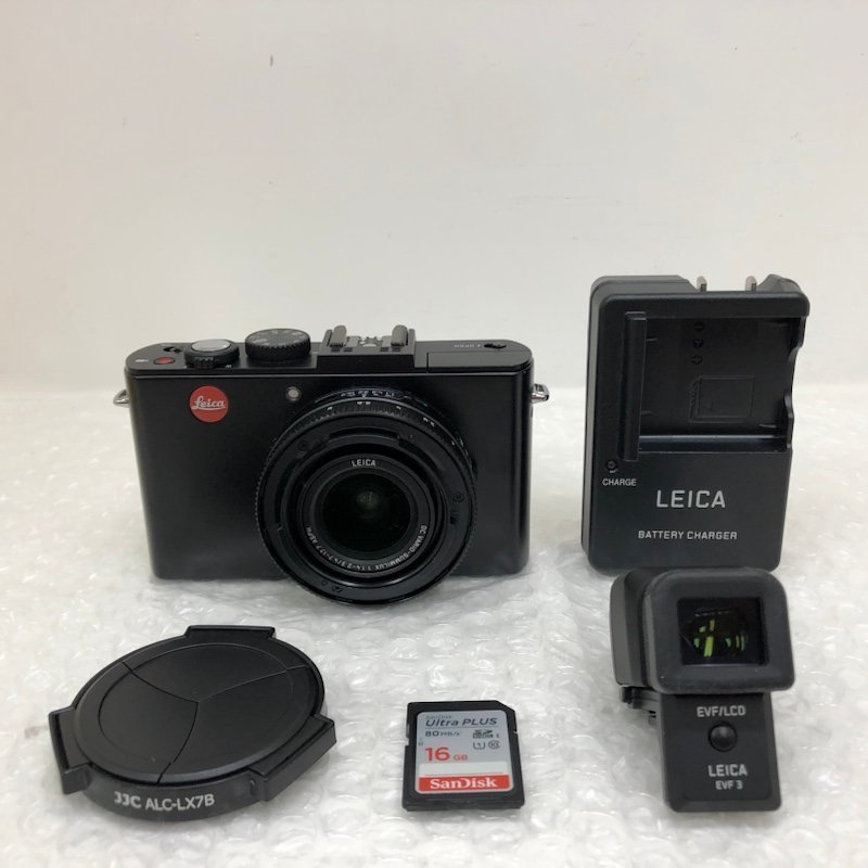 LEICA ライカ D-LUX 6 コンパクトデジタルカメラ 電子ビューファインダー SDカード16GB レンズキャップ付き 240222SK280895_画像1