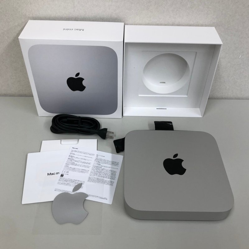 Apple Mac mini 2023 MMFJ3J/A Sonoma/M2/8コアCPU/10コアGPU/8GB/256GB/シルバー/A2686 240226RM380195_画像1