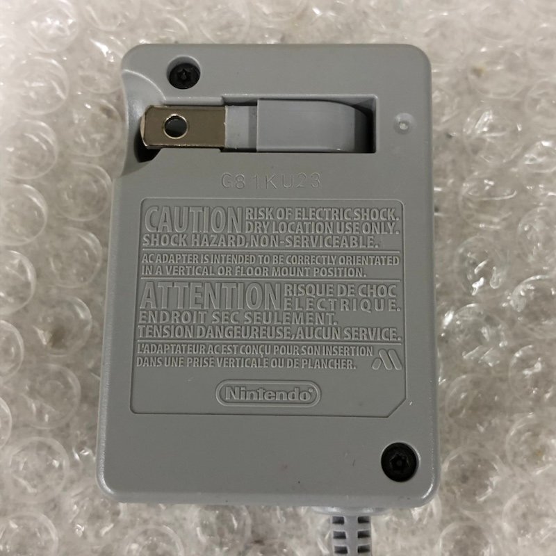 【動作未確認 50個セット まとめ】任天堂 Nintendo ニンテンドー 3DS用 純正ACアダプター WAP-002 211021SK290951_画像4