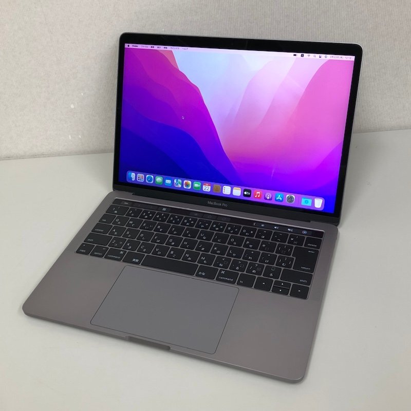 【ジャンク扱】Apple MacBook Pro 13inch 2016 Four ports MNQF2J/A BTO Monterey/Core i5 3.1GHz/16GB/1TB/A1706/グレイ 240215SK280887_画像1