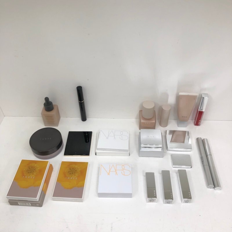 THREE NARS RMK SUQQU 化粧品 まとめ売り ファンデーション チーク マスカラ フェイスパウダー アイシャドウ 口紅 など 240305SK430790_画像1