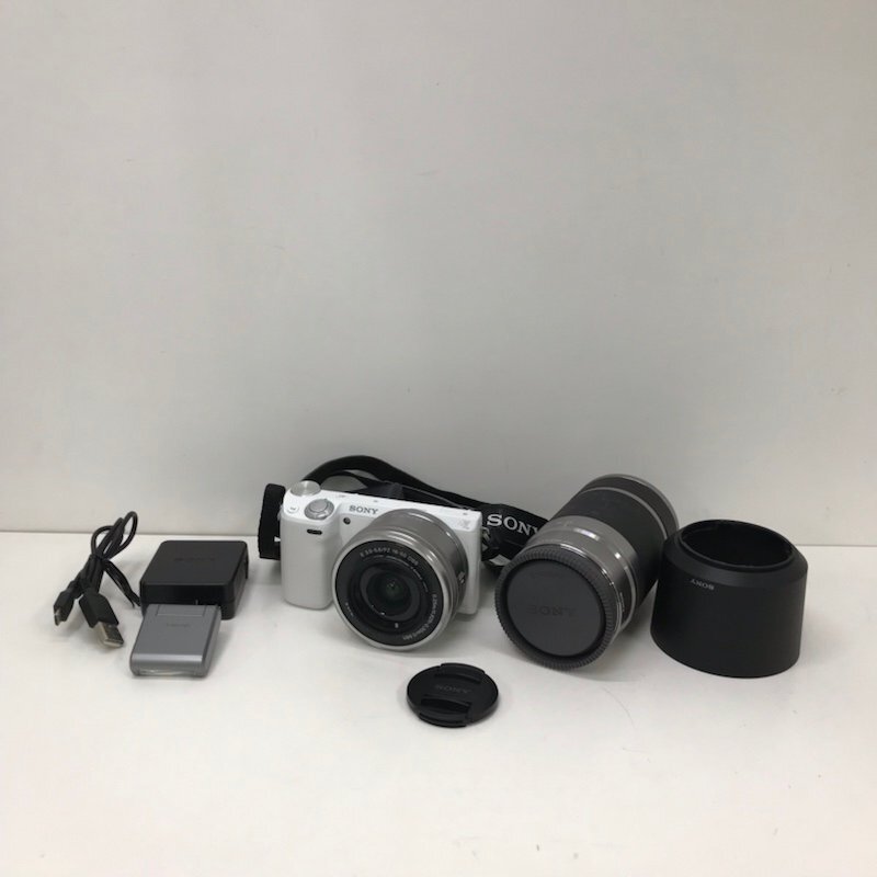 SONY ソニー α NEX-5T ミラーレス一眼 ダブルズームレンズキット 16-50mm E 3.5-5.6 PZ OSS 55-210mm E 4.5-6.3 OSS 240312SK390409