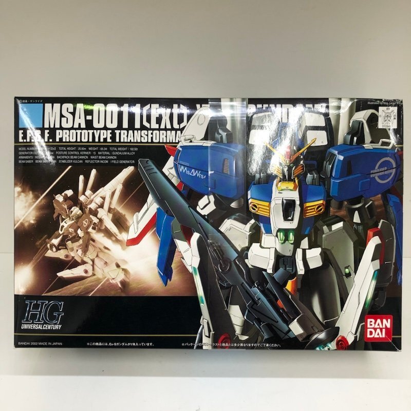 【未組立品】MSA-0011[Ext] Ex-Sガンダム HGUC 1/144 ガンダム センチネル プラモデル 240108SK360018_画像1