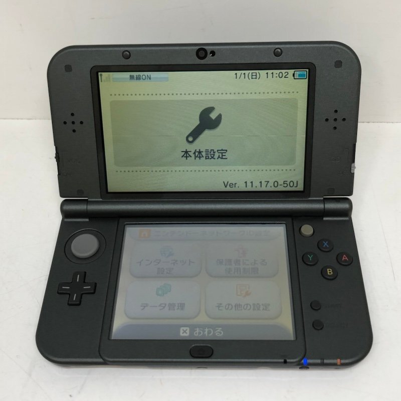 Nintendo ニンテンドー 3DS LL RED-001 メタリックブラック 本体 231114SK060198_画像6