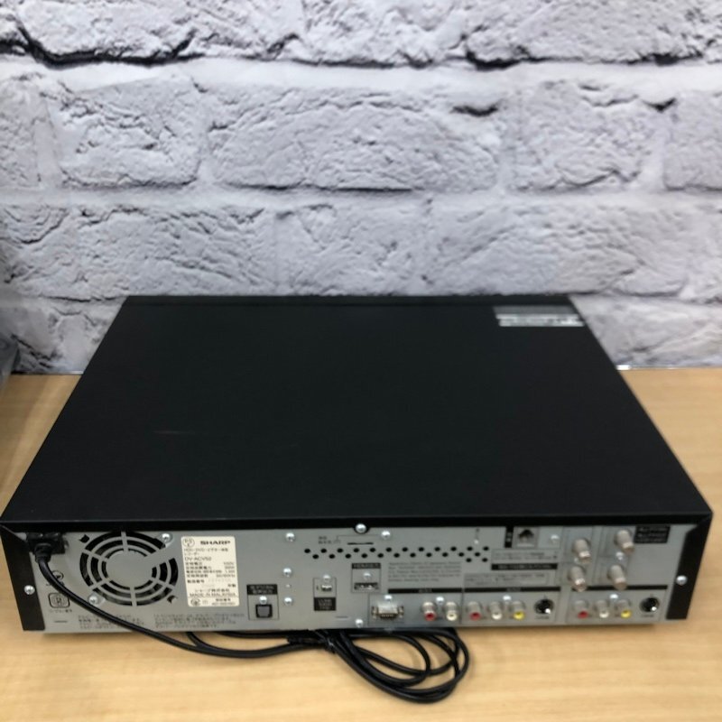 SHARP ハードディスク・DVD・ビデオ一体型レコーダー DV-ACV52 シャープ 240304SK040280_画像4
