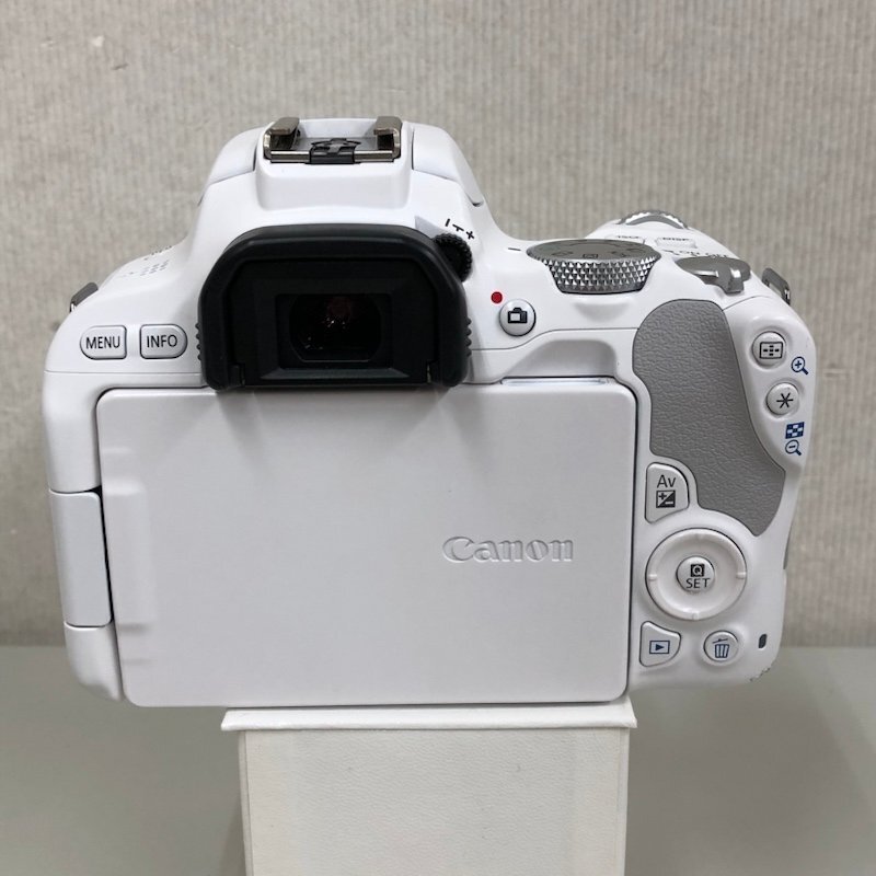 【動作未確認 ジャンク扱】Canon キヤノン デジタル一眼レフカメラ EOS Kiss X9 EF-S18-55 IS STM レンズキット ホワイト 240320SK290415_画像3