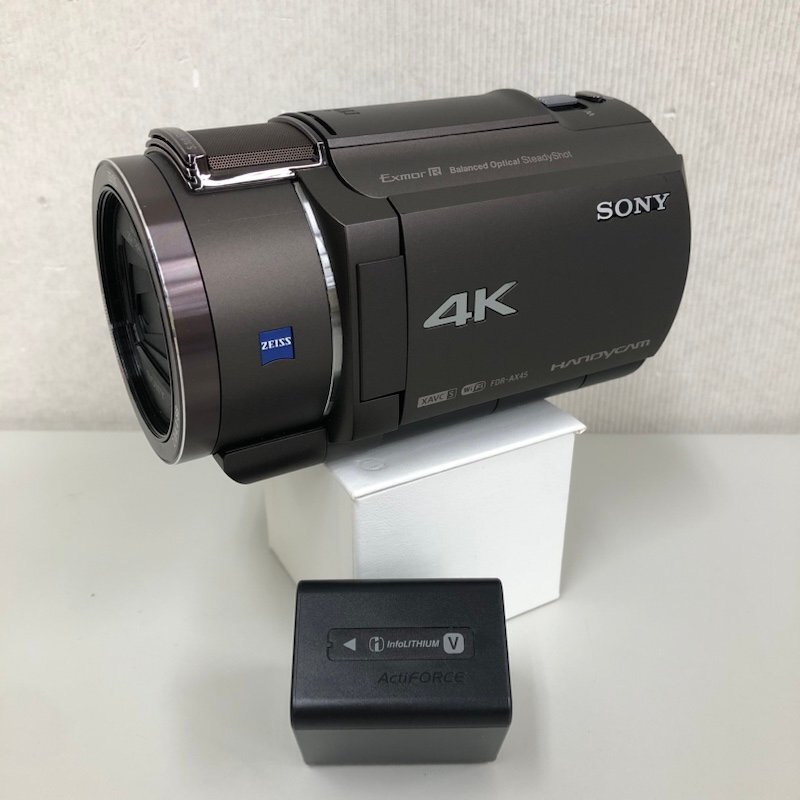 SONY ソニー 4K ビデオカメラ Handycam FDR-AX45 ブロンズブラウン 240321SK130151_画像1