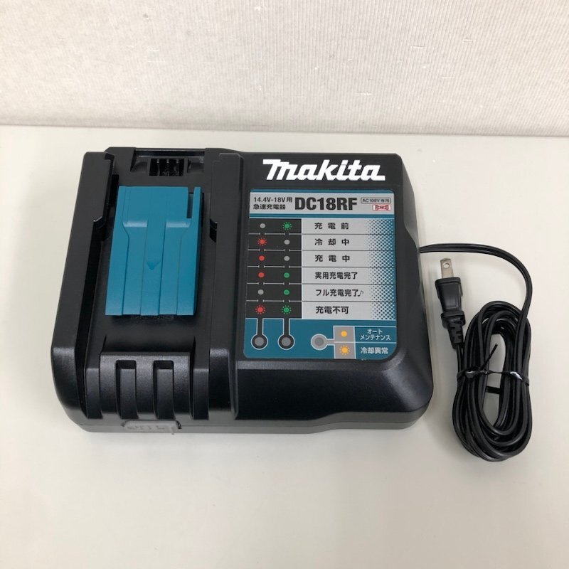 makita マキタ 14.4～18V用 急速充電器 DC18RF 240215SK750068_画像1