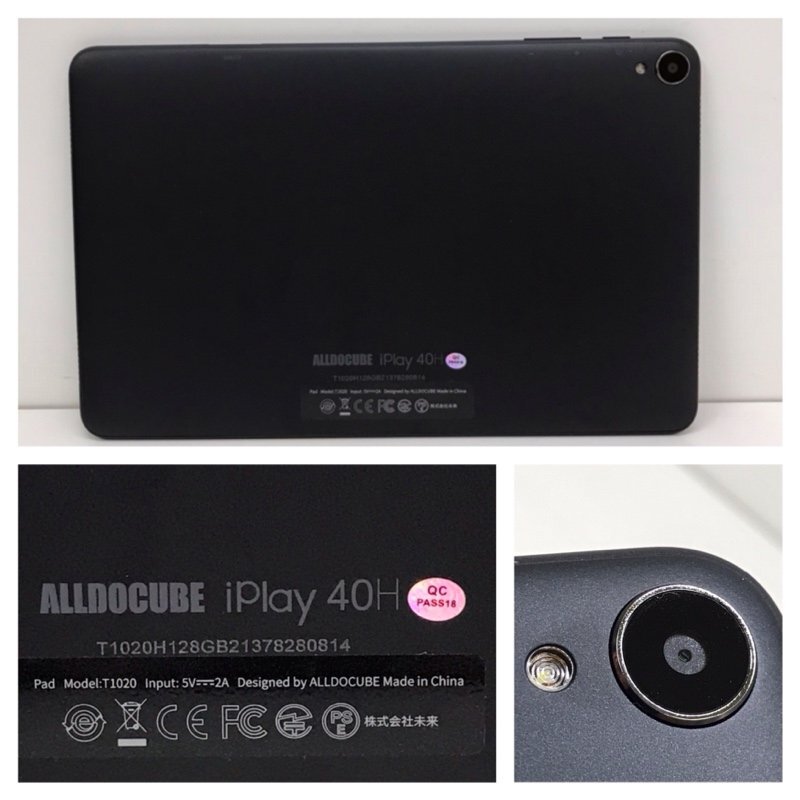 ALLDOCUBE iPlay_40H 128GB ブラック SIMフリー Android アンドロイド タブレット 240325SK080273_画像6