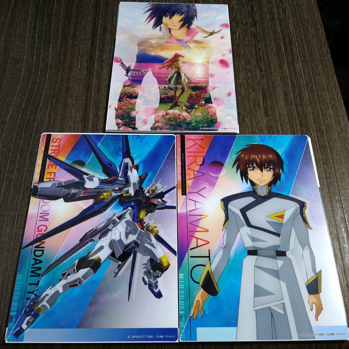 劇場版 機動戦士ガンダム SEED FREEDOM　クリアビジュアルポスター　キラ・ヤマト　ストライクフリーダムガンダム弐式