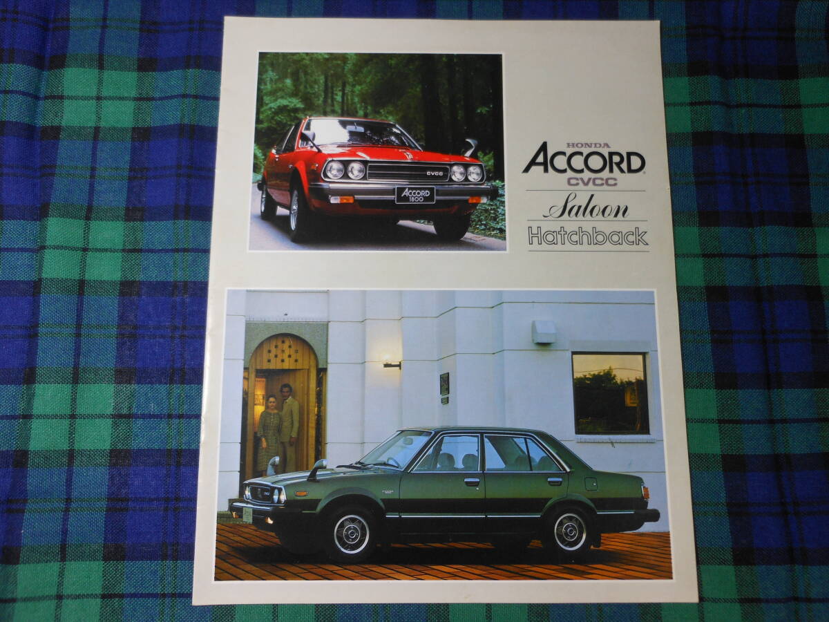 HONDA ACCORD / Saloon / Hatchback / カタログ / 昭和レトロ / ホンダ・アコードの画像1