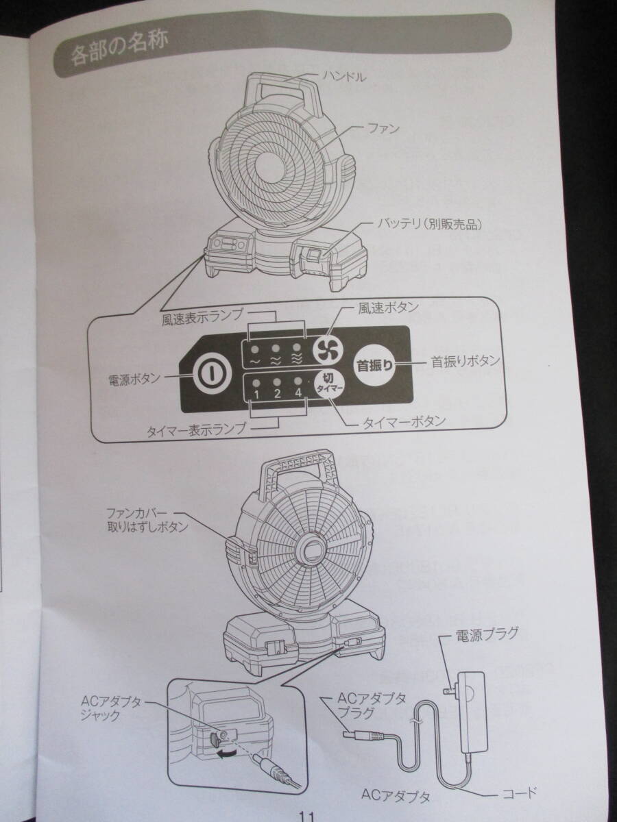  Makita rechargeable fan CF203DZ new goods ( body only )