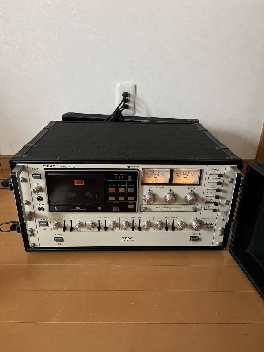 ティアック カセットデッキ ラックケース セット TEAC C-2 MX-8 RX-8