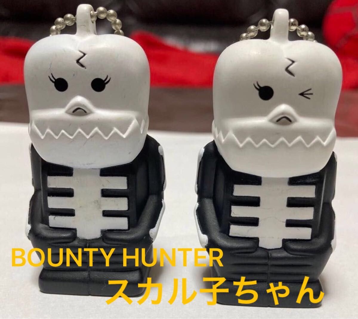 BOUNTY HUNTER スカル子ちゃん　ライターケース　キーホルダー　2体セット