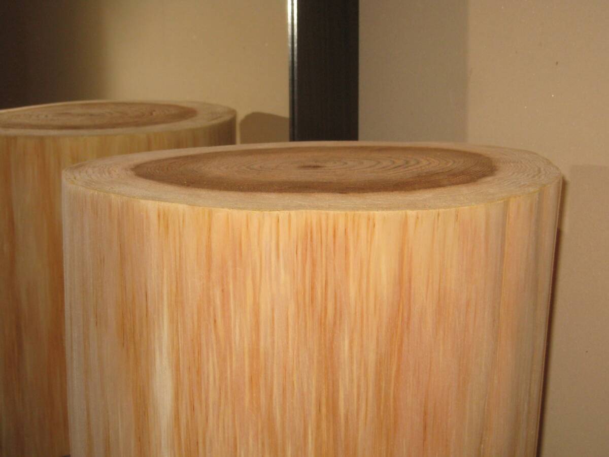 送料無料 杉 直径27～29cm×高さ30cm 丸太椅子 飾り台 薪割り台 作業台 インテリア ディスプレイ 素材木材 無垢材  F33の画像7