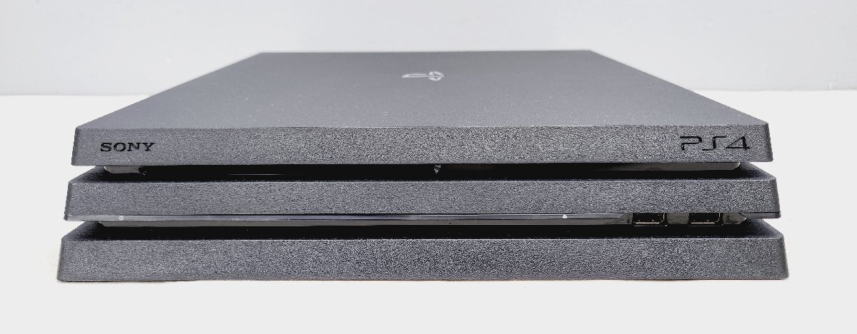 〇【7】初期化済 SONY PlayStation4 Pro CUH-7200BB01 1TB ジェットブラック ソニー プレイステーション4 PS4 プロ 同梱不可 1円スタート_画像4
