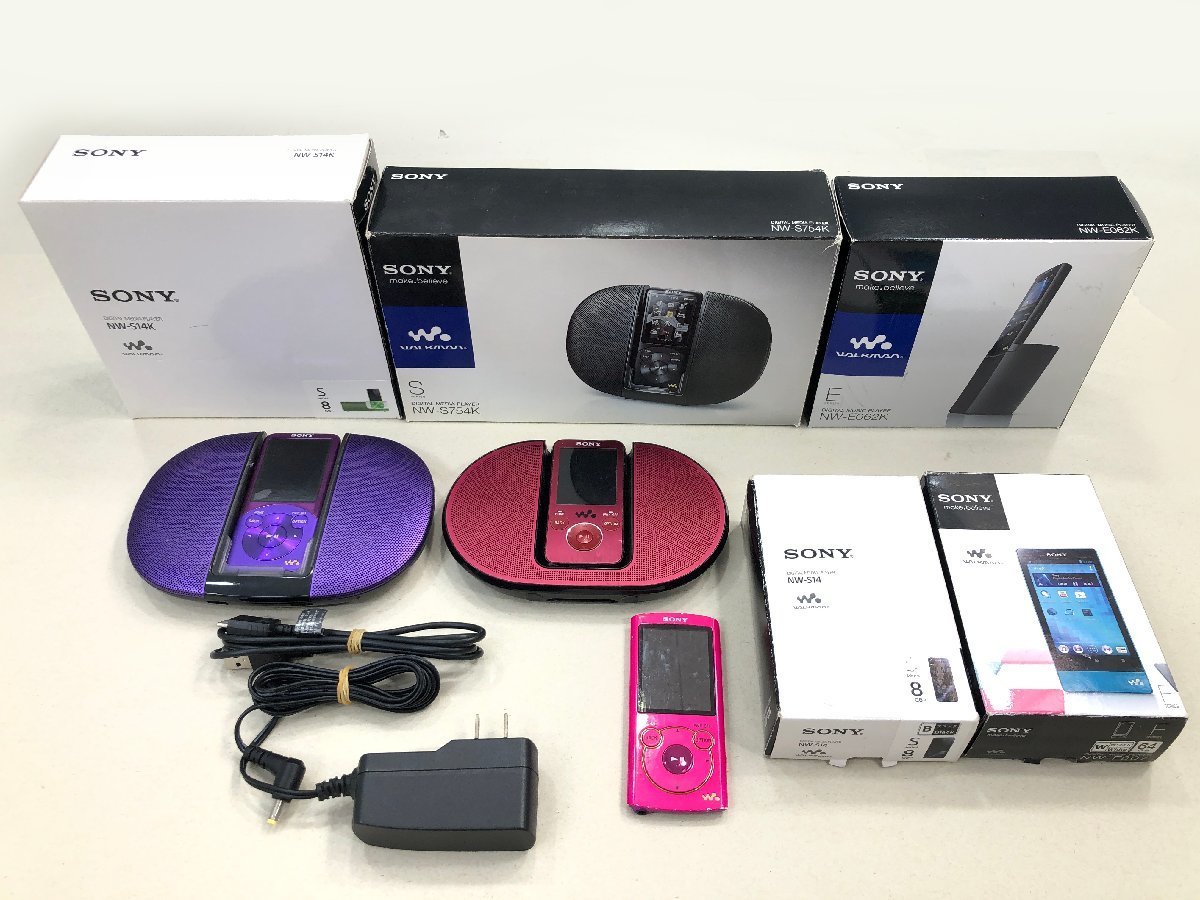 △現状品 SONY ソニー WALKMAN ウォークマン 8点セット Sシリーズ Eシリーズ Fシリーズ 同梱不可 1円スタート_画像1