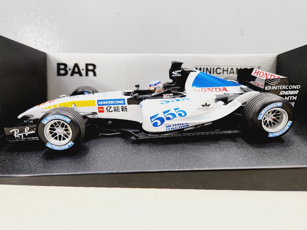 〇 MINICHAMPS ミニチャンプス 1:18 B.A.R. HONDA 007 T.Sato 2005 ミニカー 同梱不可 1円スタート_画像4