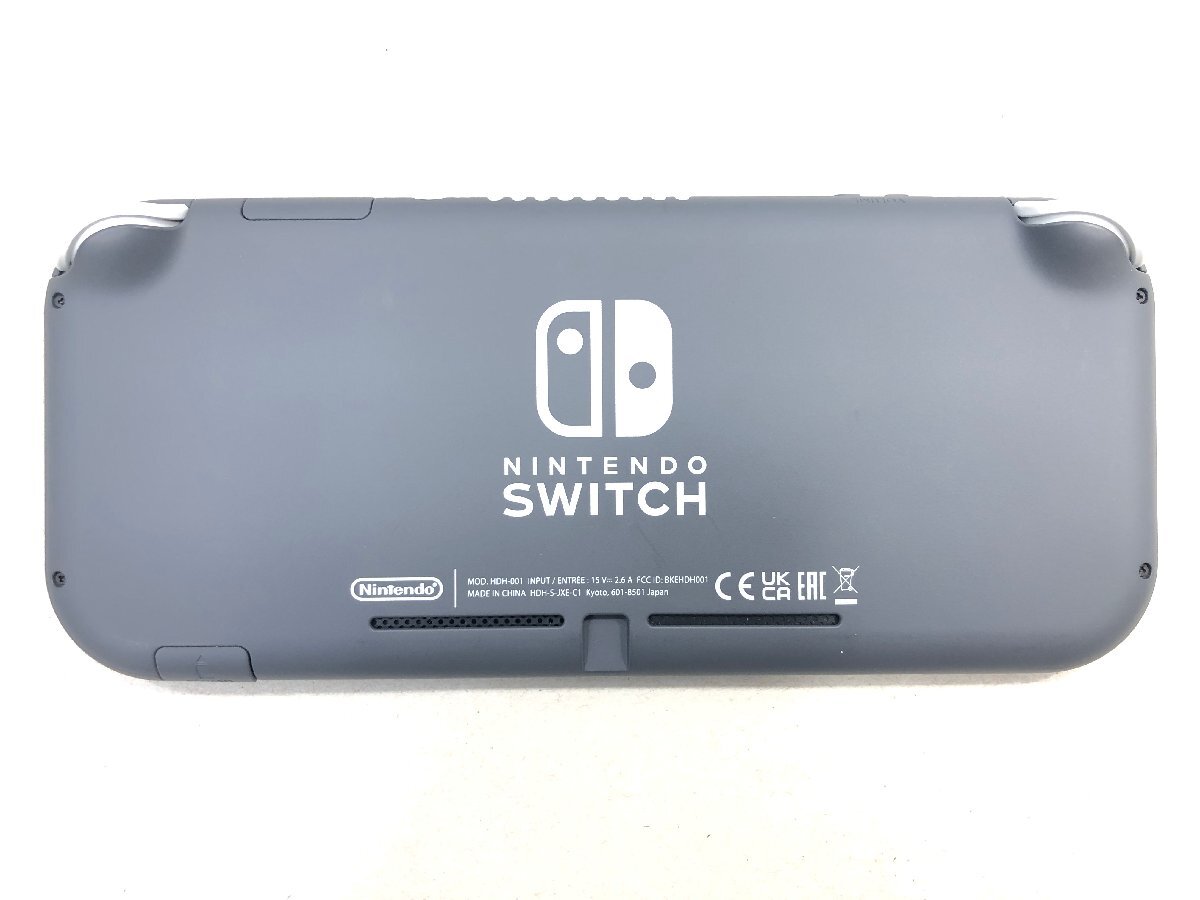 ◇【3】動作確認済み 初期化済み Nintendo Switch Lite / ニンテンドースイッチライト グレー 任天堂 同梱不可 1円スタート_画像3