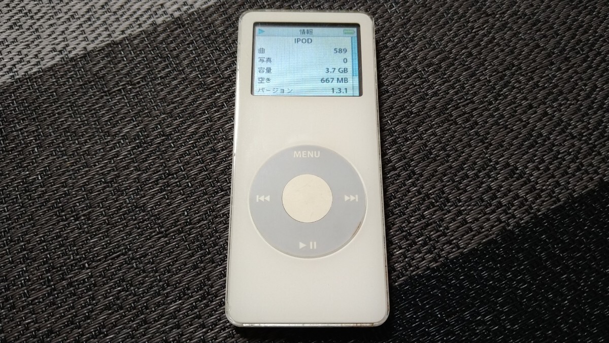 【作動】iPod nano 4GB 第一世代 Apple アップル_画像6