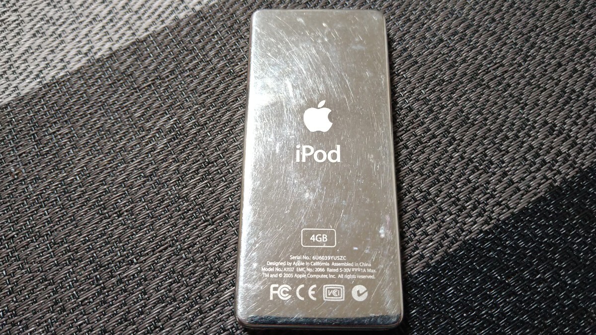 【作動】iPod nano 4GB 第一世代 Apple アップル_画像2