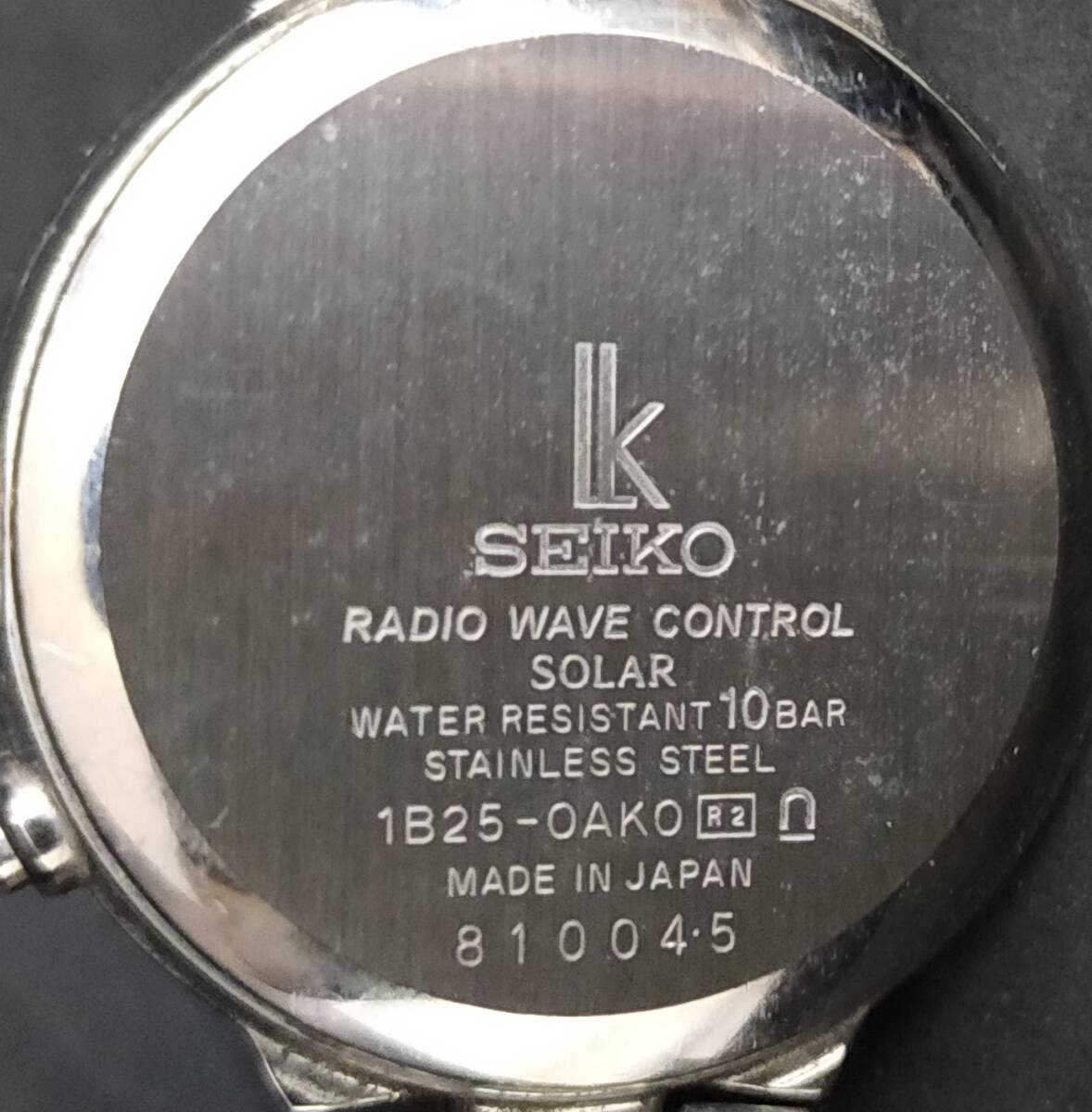 腕時計 SEIKO LUKIA 1B25-0AK0 ソーラー 稼働品 セイコー ルキア_画像8