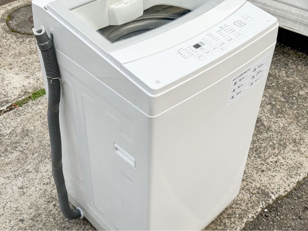 NITORI ニトリ N-Simple NTR60 洗濯機 6kg ガラストップ 全自動 NITORI ニトリ N-Simple NTR60 洗濯機 6kg ガラストップ 全自動