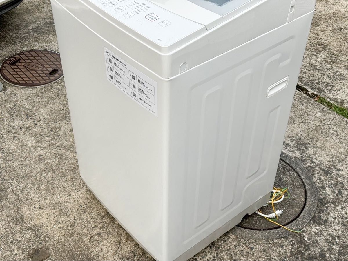 NITORI ニトリ N-Simple NTR60 洗濯機 6kg ガラストップ 全自動 NITORI ニトリ N-Simple NTR60 洗濯機 6kg ガラストップ 全自動