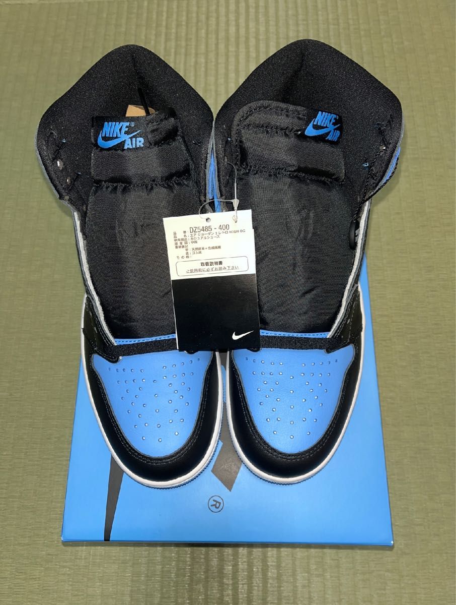 Nike Air Jordan 1 Retro High OG "University Blue/UNC Toe" 27.5CM