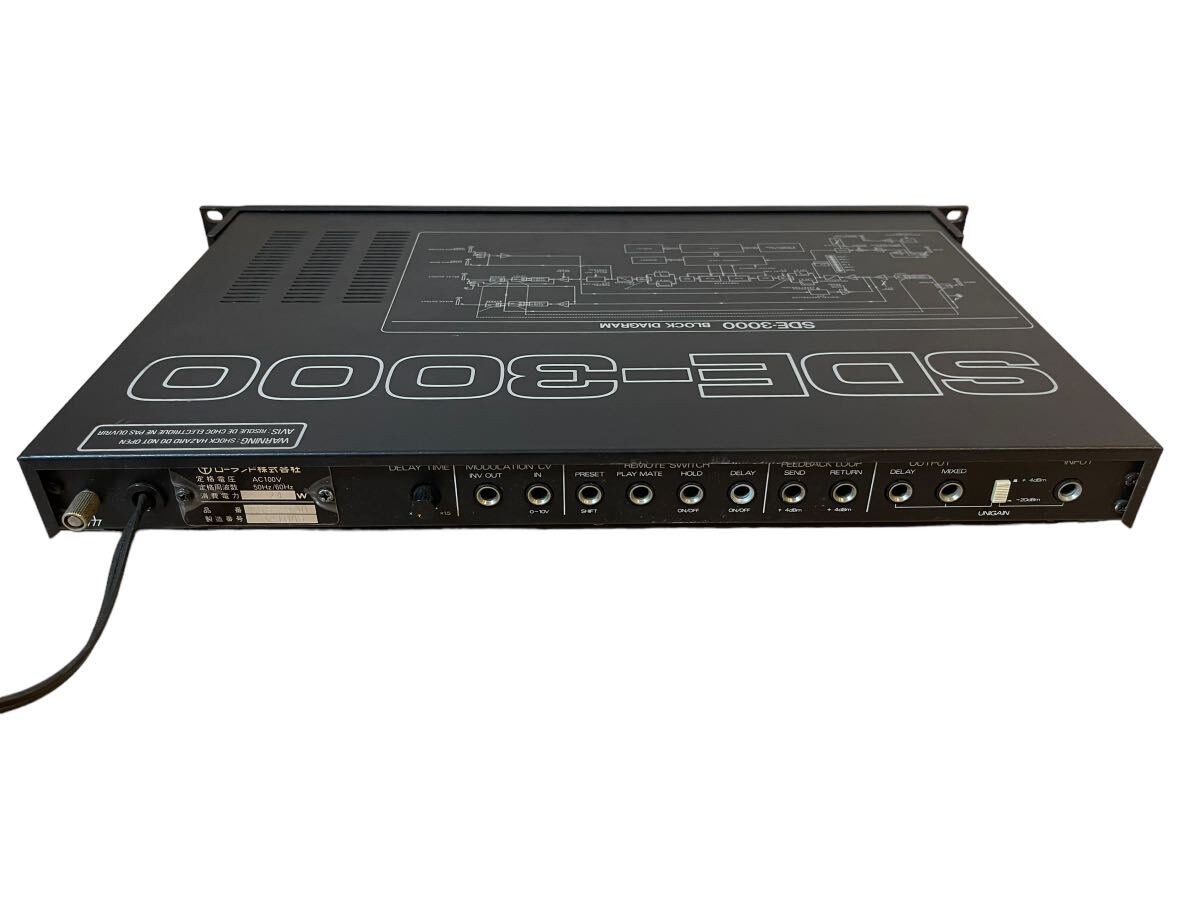 Roland SDE-3000 ローランド デジタルディレイ 通電確認済みの画像4