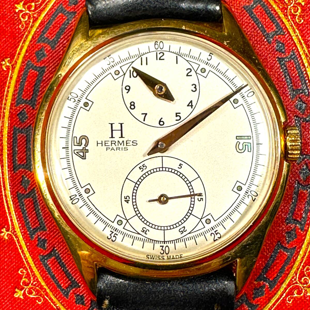 限定セール4/21迄【エルメス レギュレーター】HERMES 1930年代★アンティーク時計★ロレックス エルメス IWC オメガ ジラール好きにも★936_画像2