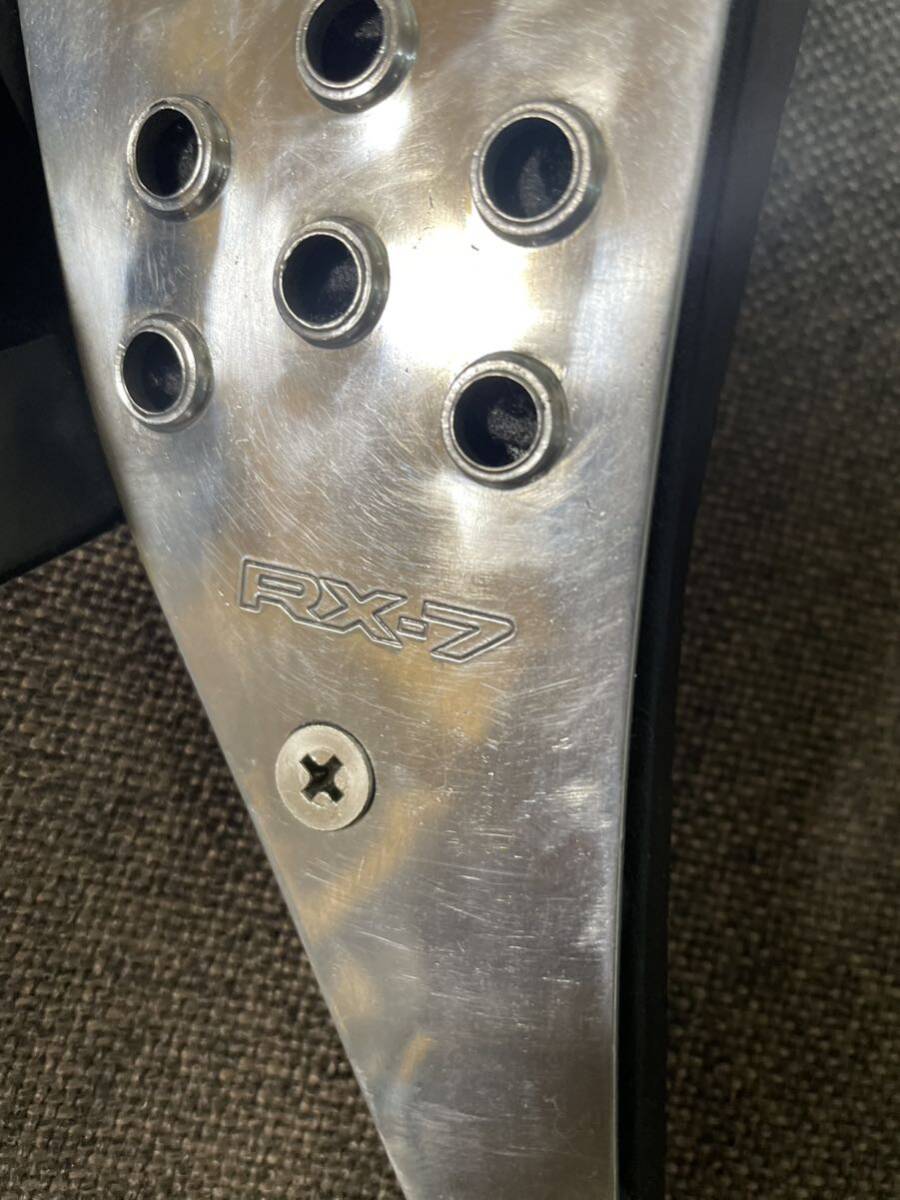 RX-7 FD3S 純正オプション アルミ アクセルペダル フットレスト RX-7 FD3S 純正オプション アルミ アクセルペダル フットレスト