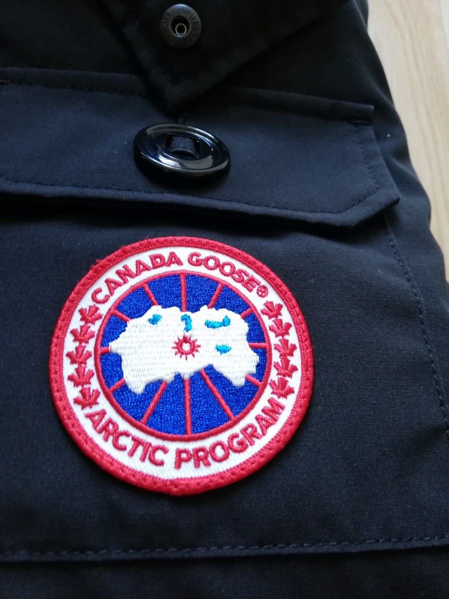 CANADA GOOSE カナダグース ブライトン フード ダウンベスト 2302JM R L ブラック 黒 希少 