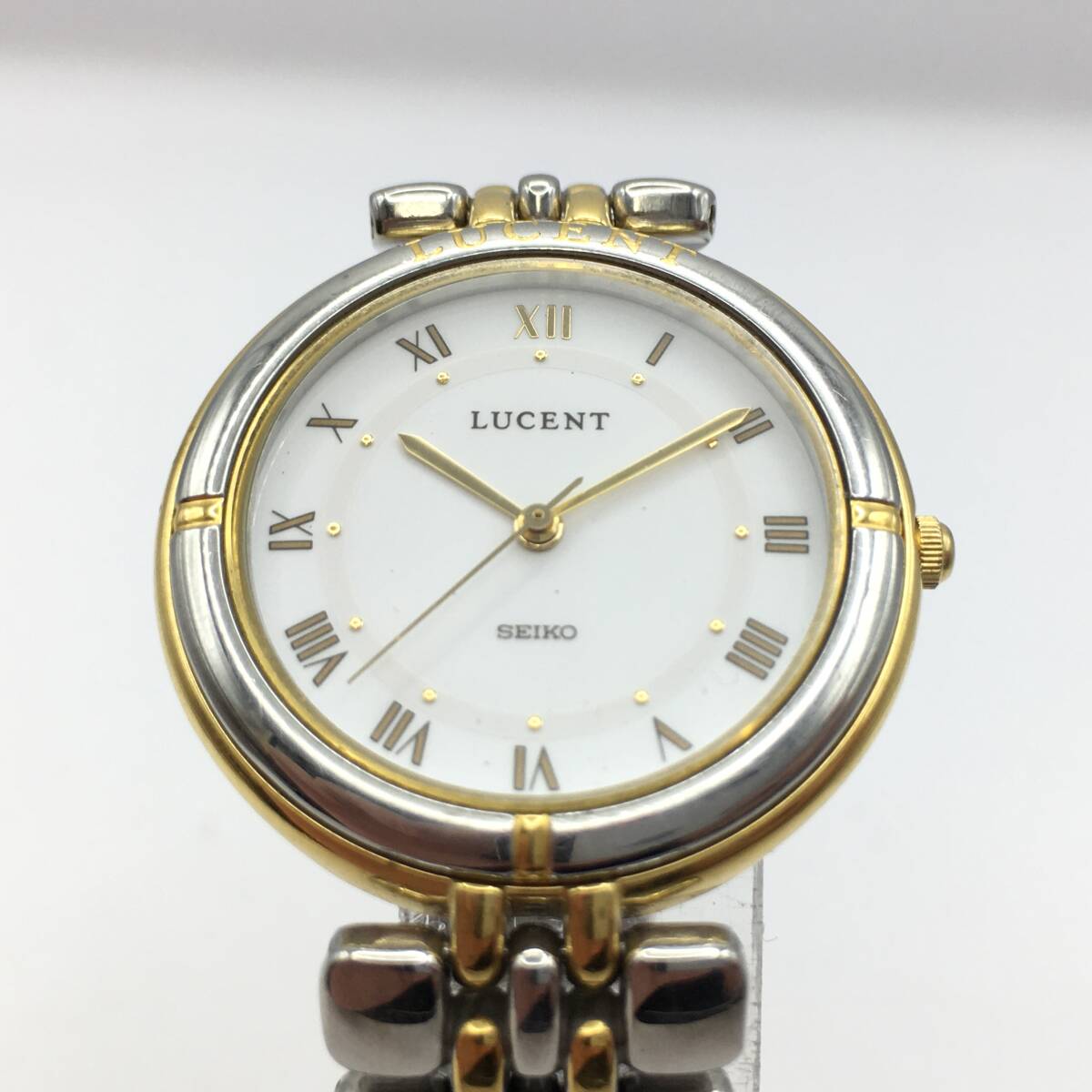 ○H12-262 SEIKO/セイコー LUCENT ルーセント 3針 メンズ クォーツ 腕時計 7N01-6C60 _画像3