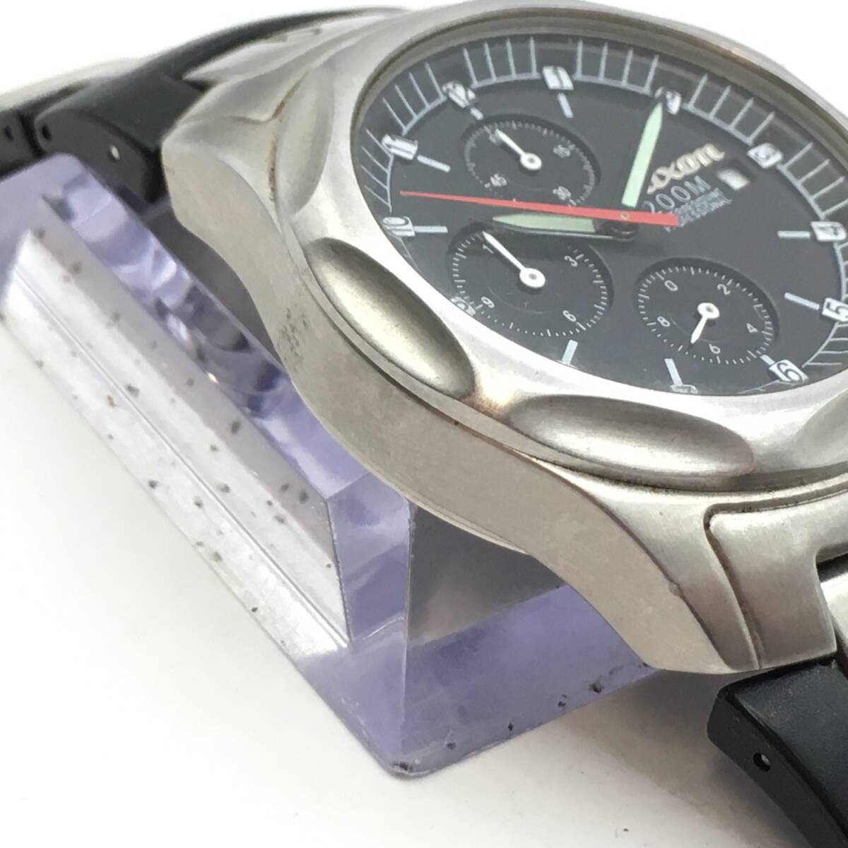 ○I12-244 NIXON/ニクソン 3針 Date デイト メンズ クォーツ 腕時計 ベルト破損の画像3