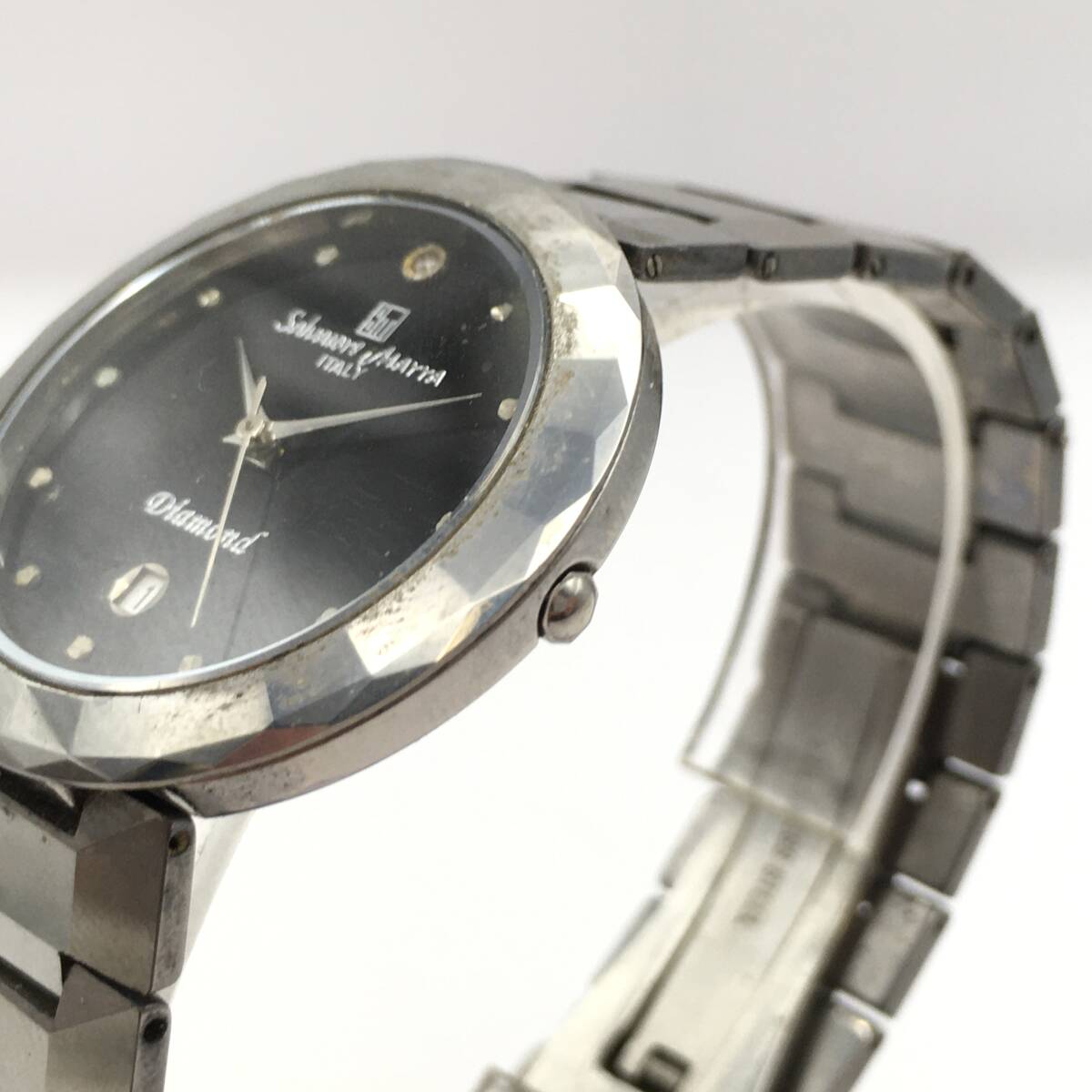 ○L12-175 Salvatore Marra/サルバトーレ・マーラ 3針 Date デイト メンズ クォーツ 腕時計 SM-5027 _画像4