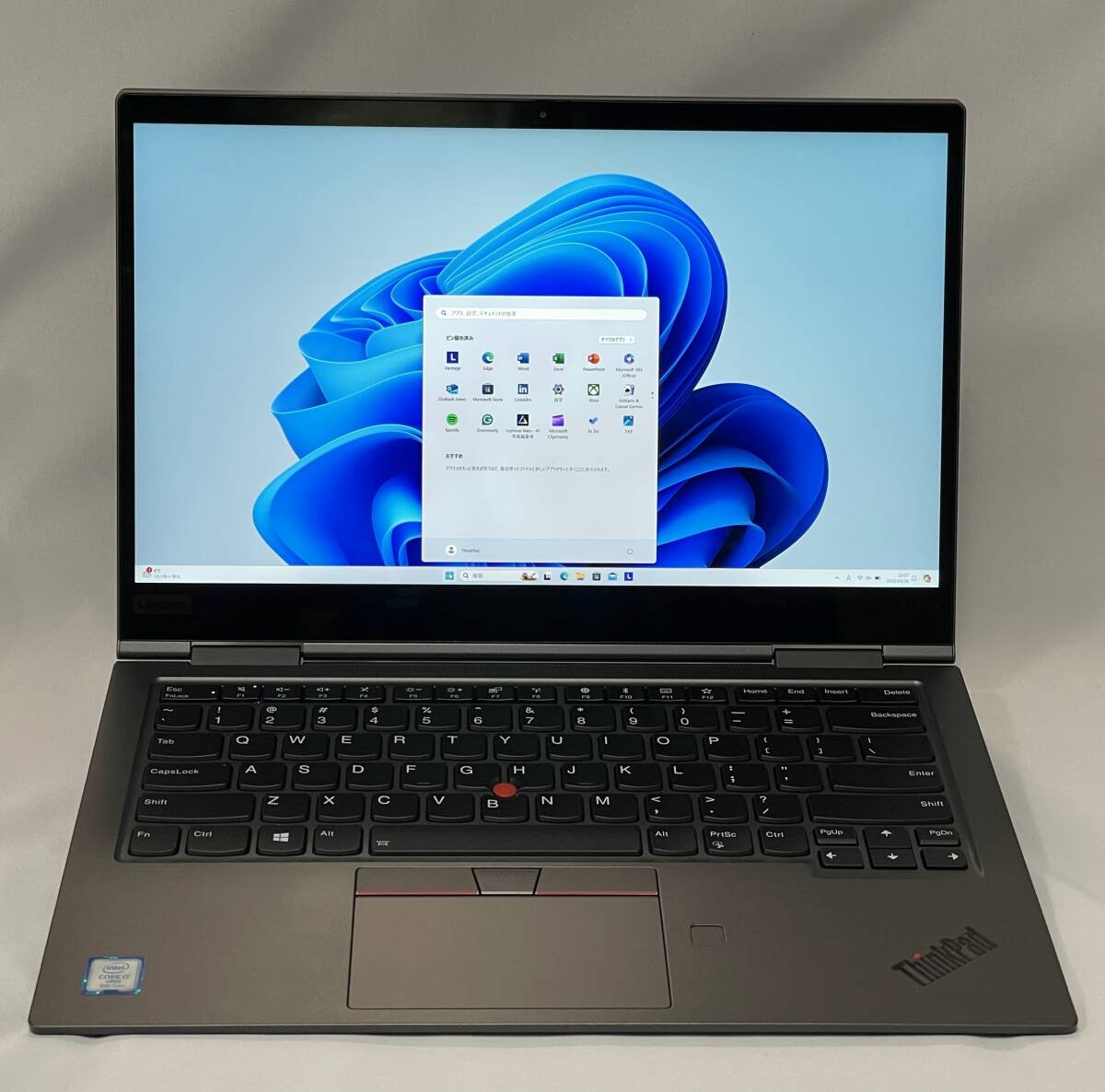 フルスペック 未使用近い ThinkPad X1 Yoga Gen4 - SIMフリー MS Office 2021付き - CPU i7 / MEM 16GB / SSD 1TB / 4K LCD / Win11 Pro64_画像2